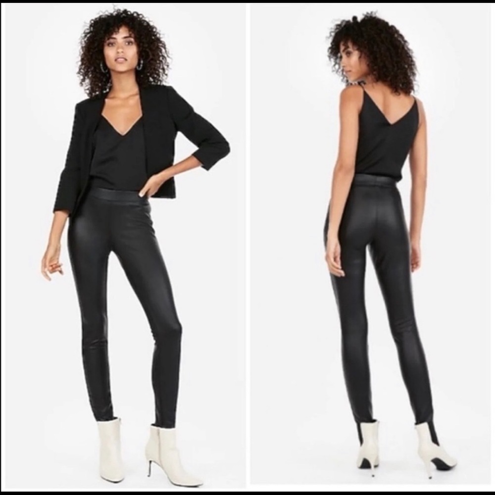 Express Faux Leather Leggings Pants